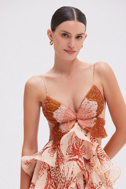 PAOLA | Vestido mariposa de largo
