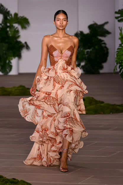 PAOLA | Vestido mariposa de largo