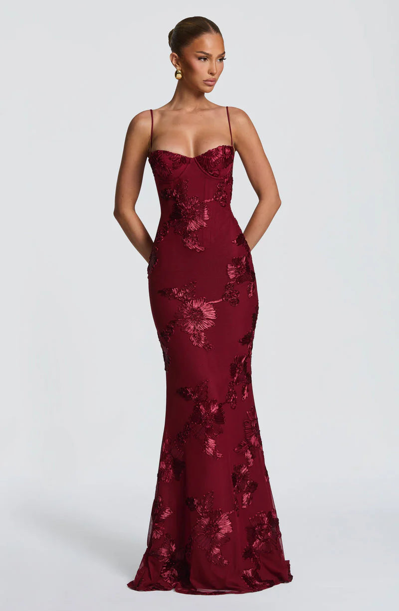 VELA | Vestido largo venus noir
