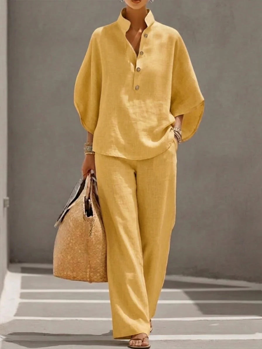 ISONA | Conjunto de lino de primavera