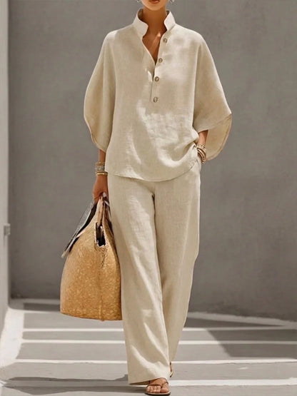 ISONA | Conjunto de lino de primavera