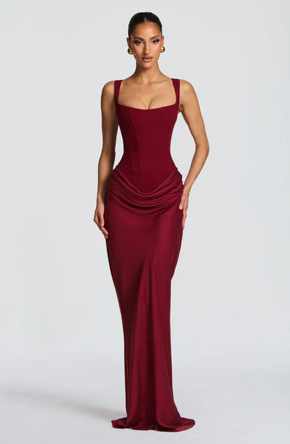 AMAIA | Vestido elegante scarlet eclipse