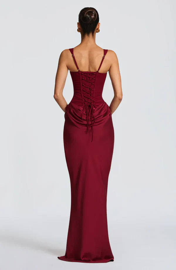 AMAIA | Vestido elegante scarlet eclipse